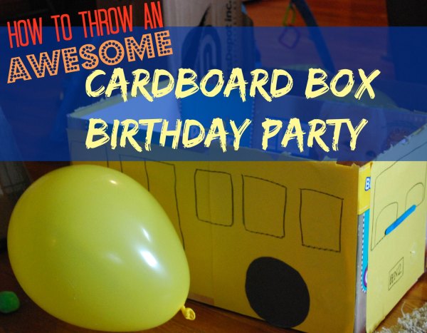 cardboard box birthday