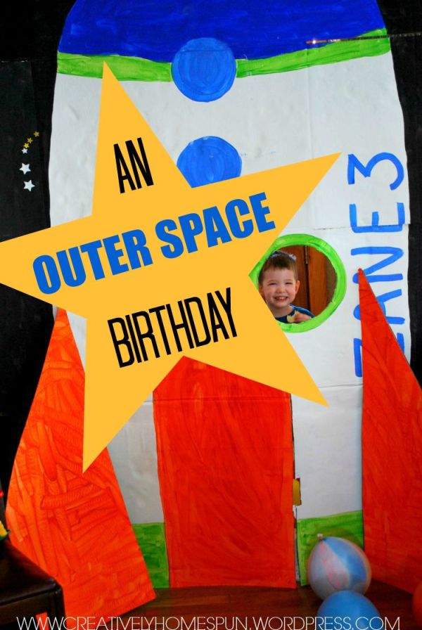 Outer Space Birthday!! #partydecor #DIYparty #kidsparty