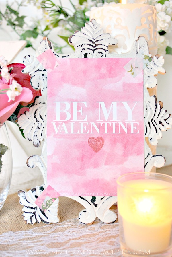 Watercolor Valentines! Free Valentine's Day Printables #valentines #freeprintable #watercolor #DIYVALENTINE